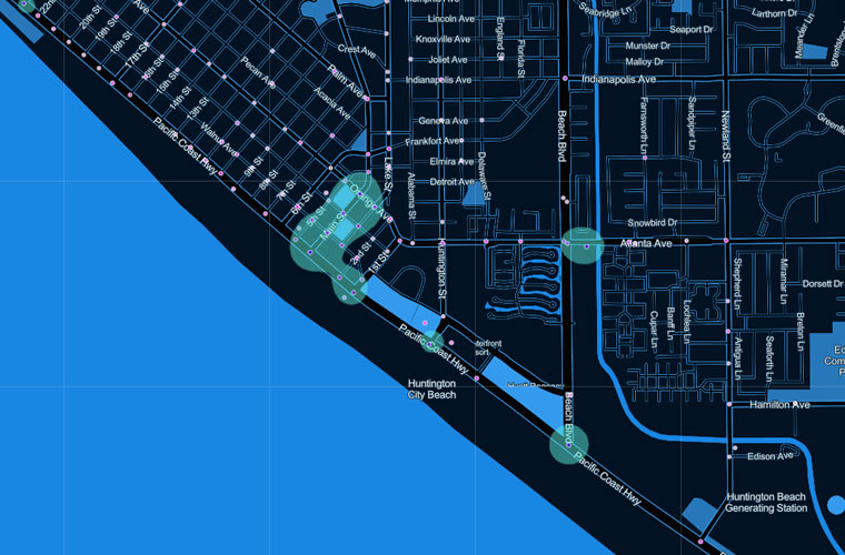 Huntington Beach bike and pedestrian crashes