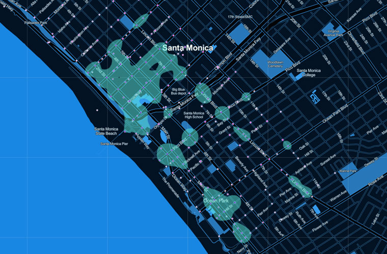 Santa Monica bike and pedestrian crashes